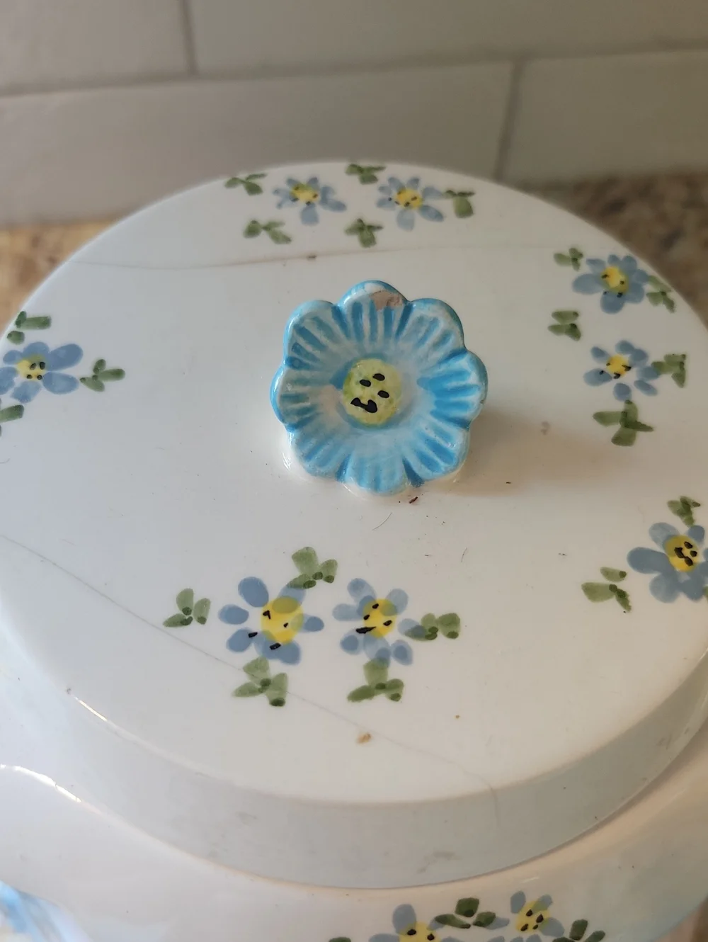 Vintage Collectible Miss Priss Cookie Jar, Tea Pot And Creamer
